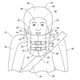 Illustration for article titled Get a Load of These Helmet and ‘Burrito’ Airbag Patent Applications From Ford